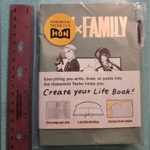 Hobonichi Techo 2025 SPY×FAMILY Planner [A6/1 page per day/Monday start] New